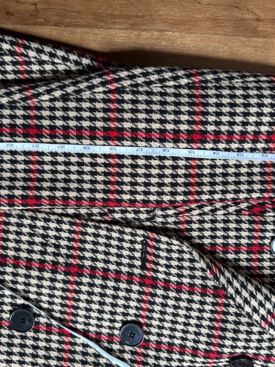 Checked Double-breasted blazer - Picture 10 of 10